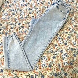 I am selling light denim washed jeans.